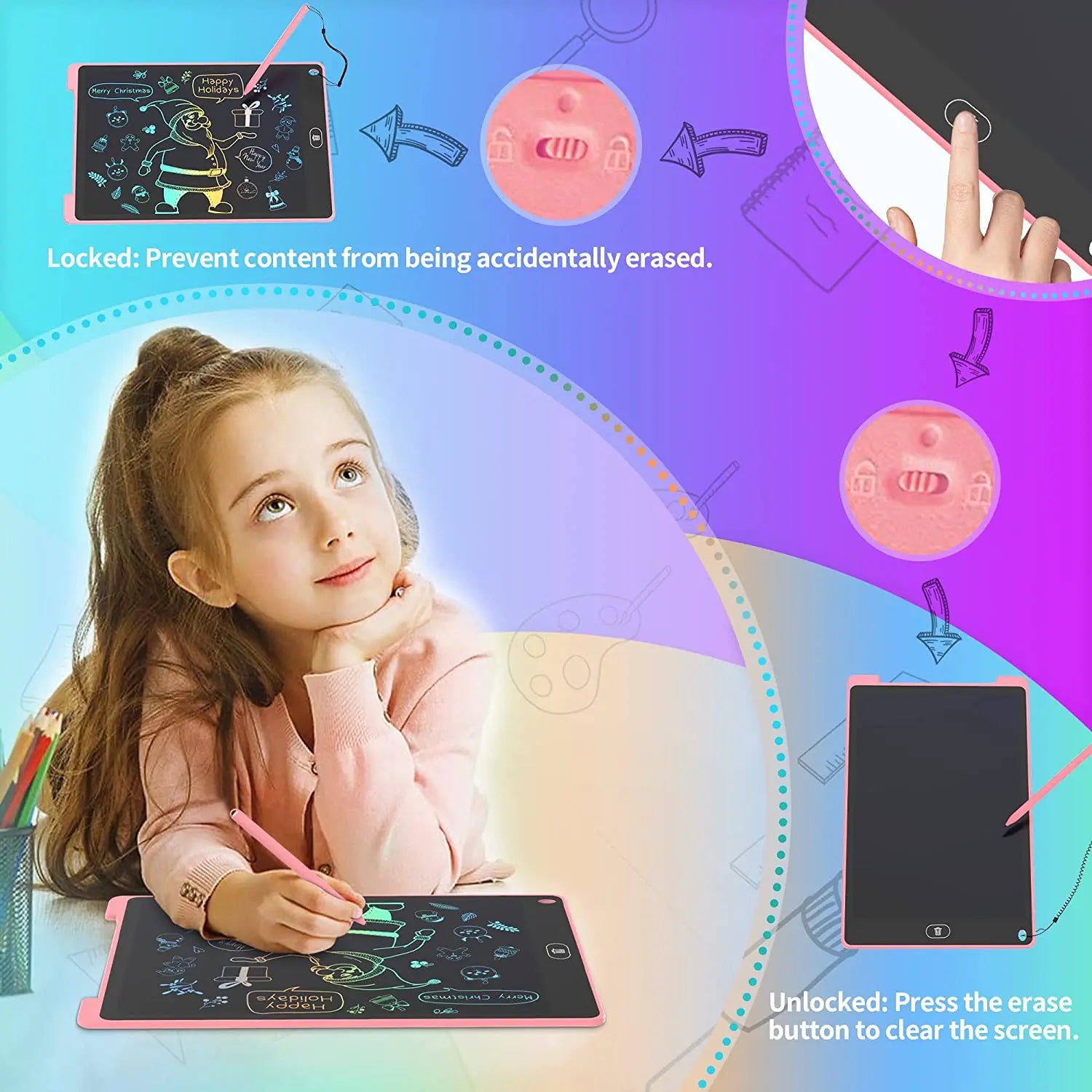 Eco Kid Tech™ LCD Writing Table